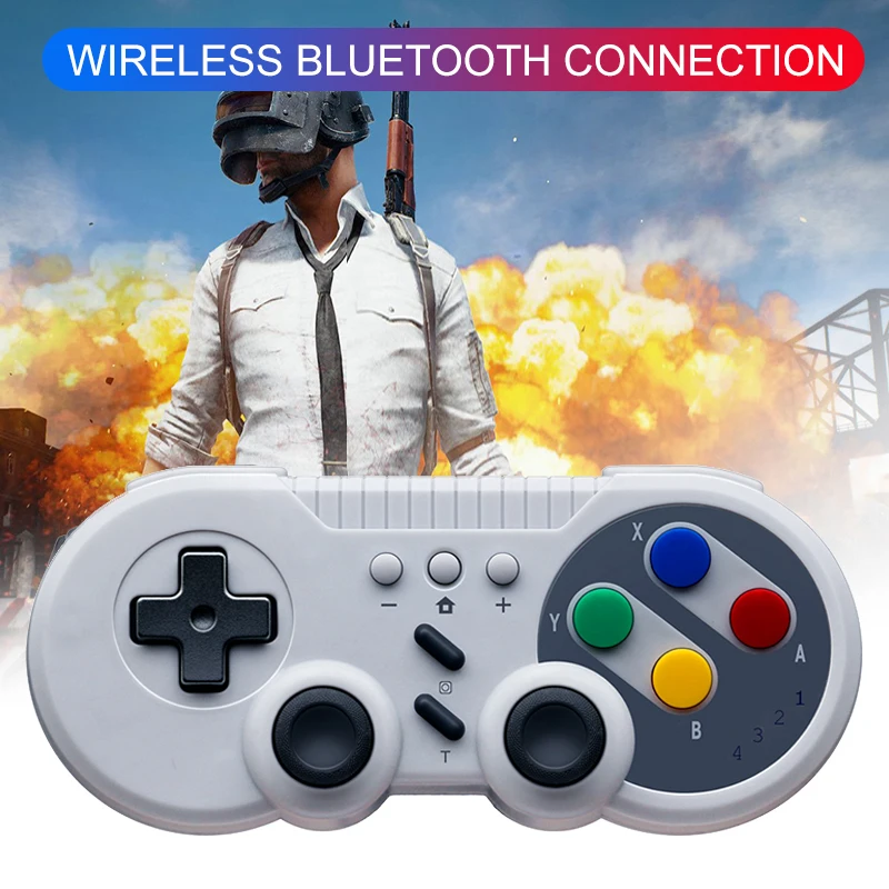 

Wireless Bluetooth Game Controller for Windows MacOS Android Controller Joystick Vibration Wireless Bluetooth Pubg Controller