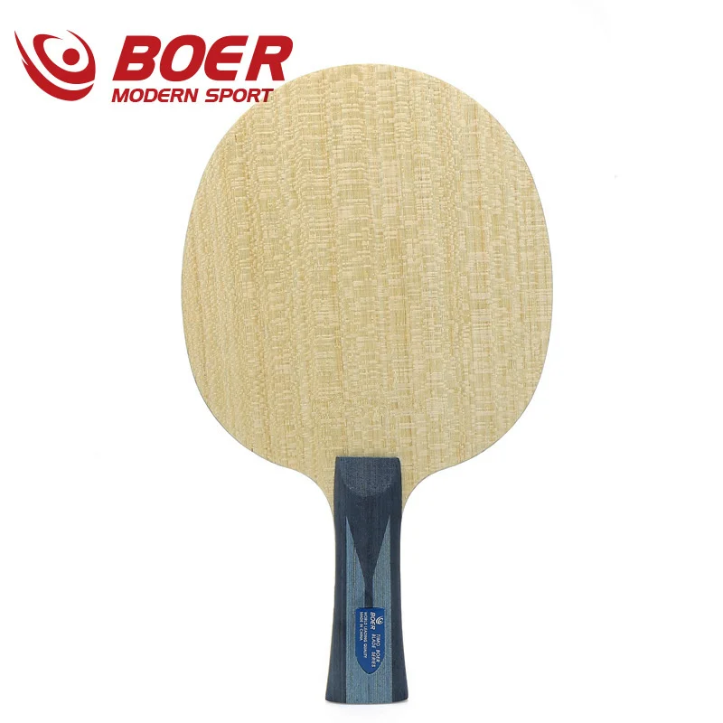 boer ALC 5 layers wood with 2 layers Arylate carbon fiber table tennis blade long handle short handle can choose ping ping pat