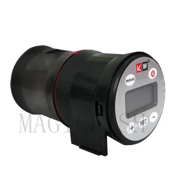 

Timing Automatic Fish Feeder LCD Display Fish Tank Aquarium Feeding Food Automatic Timer Dispenser Adjustable High Quality