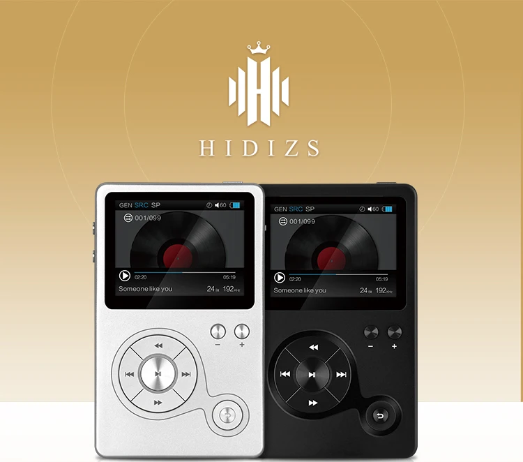 

High Qualtiy Hidizs AP100 Second Generation Portable HiFi Audio Music Player CS4398 4760B SRC ( Build-in 8G memory )Black/Sliver