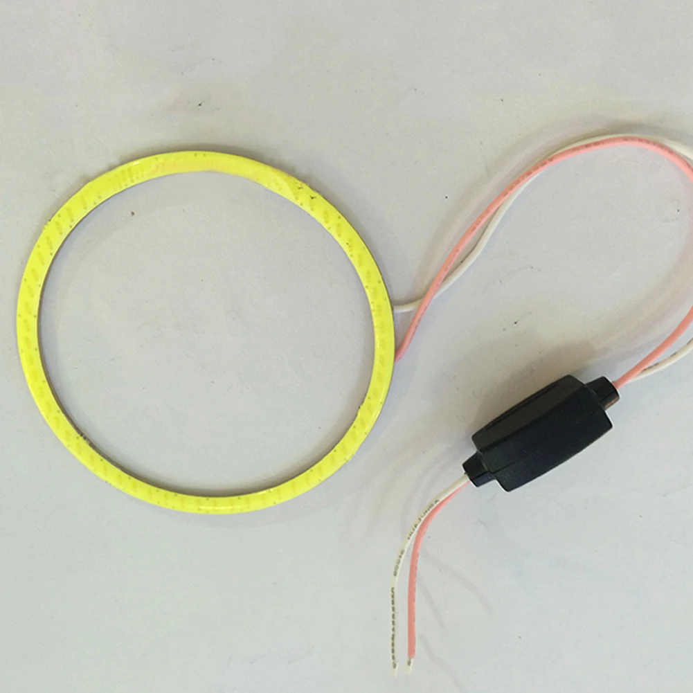 1 шт 60MMCar 12V COB светодиодный Кольца CCFL Ангельские глазки туман светильник лампы
