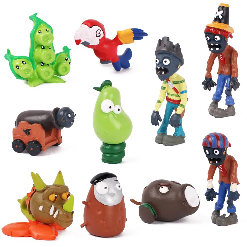 88 estilos plantas Vs Zombies figuras de acción Juguetes PVZ planta + Zombies figuras PVC muñeca modelo para niños Brinquedos Juguetes regalo