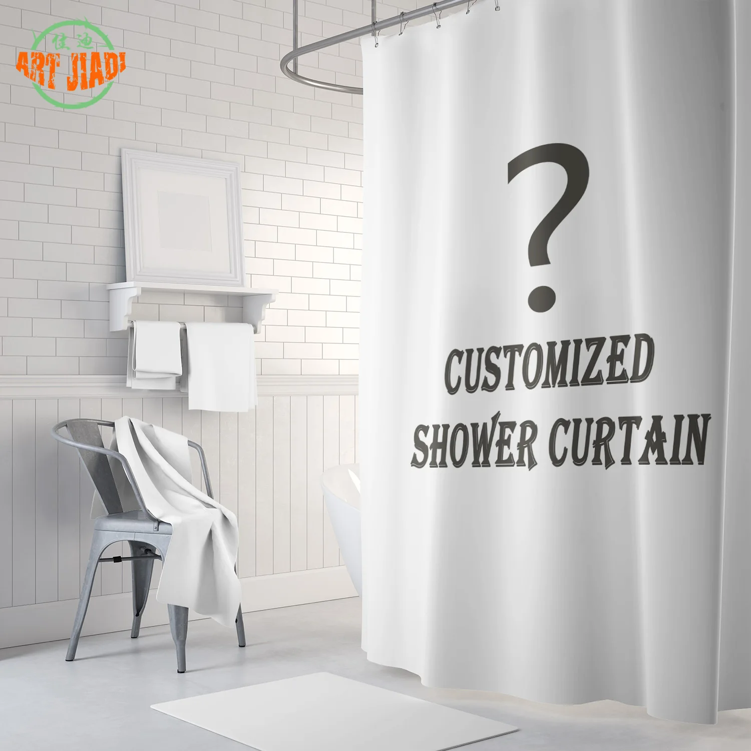 Customized Shower Curtain Custom Made Waterproof Bath High Quality