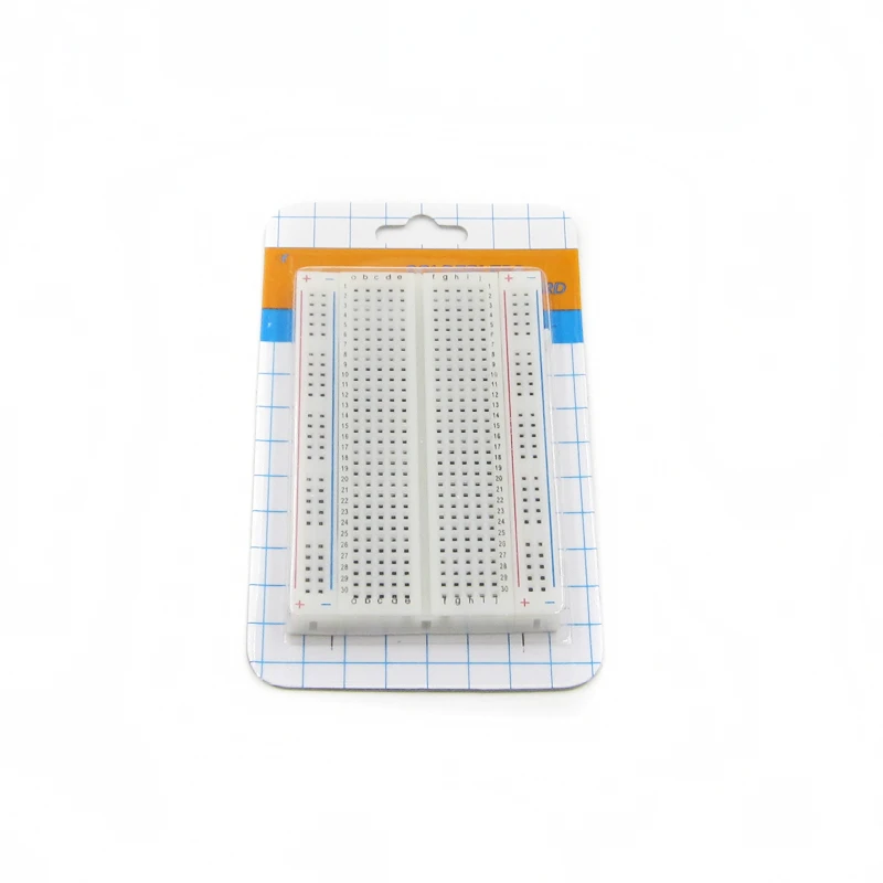 10PCS Mini Solderless Breadboard Bread Board 400 Contacts Available Test Develop