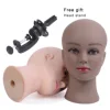 Flash Sale Mannequin-Head Clamp Wig-Making Display-Cosmetology Practice Bald with Female for Hat p6wDOLQM