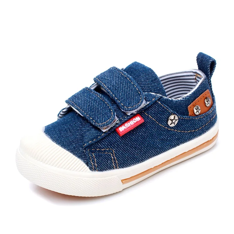 Autumn New Kids Shoes for Girl Boy sneakers Canvas Children Shoes Denim Running Sport Baby Sneakers Girls Boys size 21-25