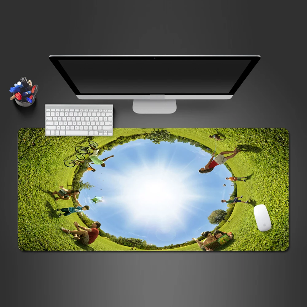 Hot Abstract Earth Family Mousepad Best selling Rubber Washable Mouse