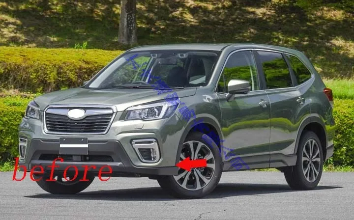 Для Subaru Forester SK декоративные аксессуары из нержавеющей стали защита переднего бампера отделка