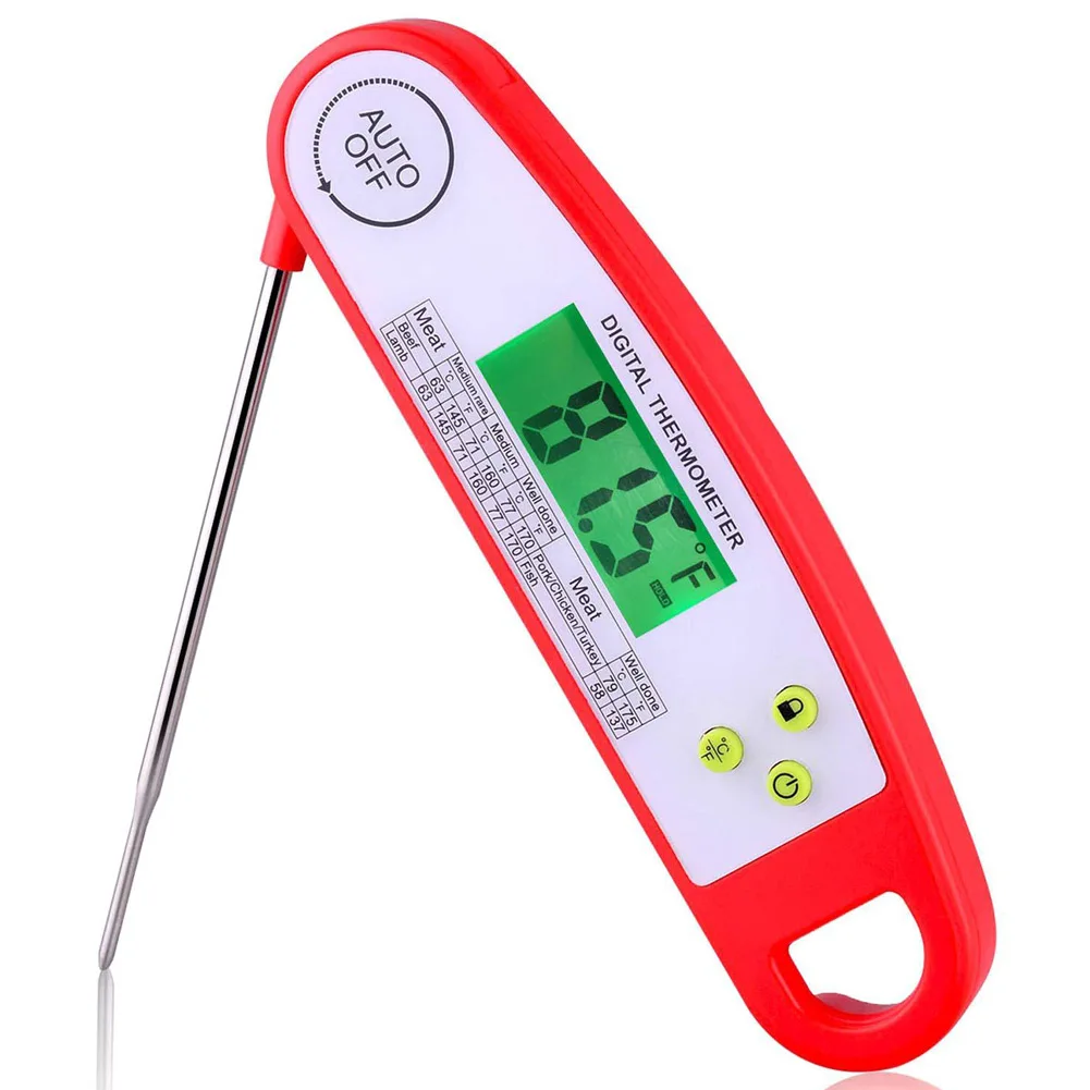 

Food Cooking Thermometer Fast Read Electronic Waterproof Meat Candy with Long Probe for Kitchen Hot Sale