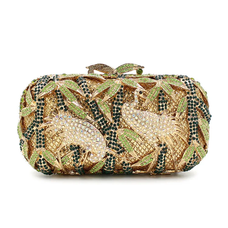 Coloré Strass Embrayage Gold De Sacoche Bourse Luxe Parti Soirée Octogone Du Femmes Sacs À Pochette Cristal Bl030 Main nSgIY4Wq4