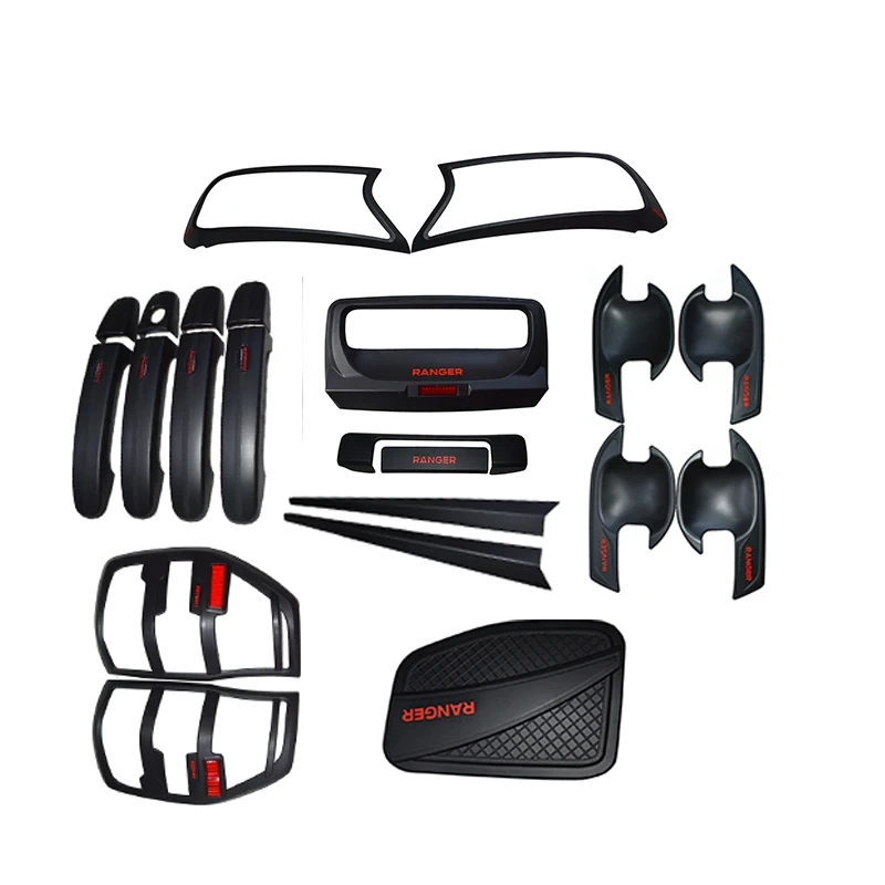 car accessories cover trims for RANGER bowl cover handle covers headlights tail font b lamp b