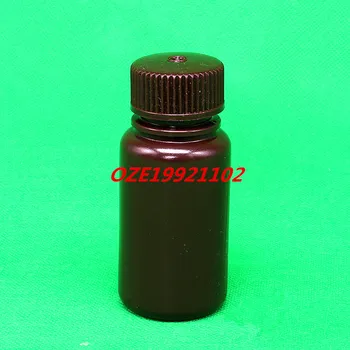 

1PCS 60ml Maroon Plastic Cylinder Shaped Chemical Reagent Bottle