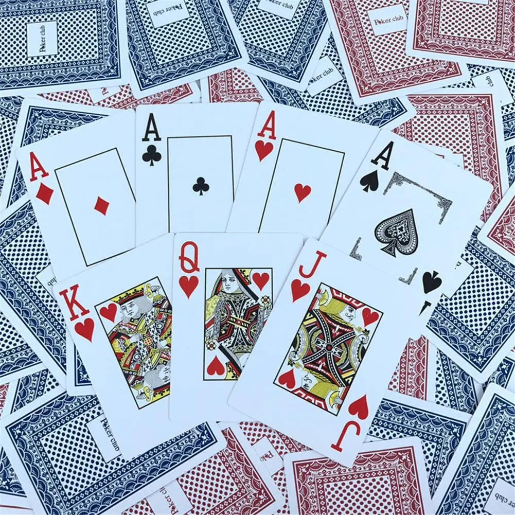 Водонепроницаемый Техасский Холдем пластиковые игральные карты Игры покер