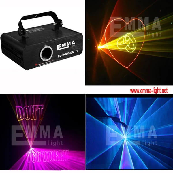 stage special effects laser projector rgb/lighting 1w 2w laser logo