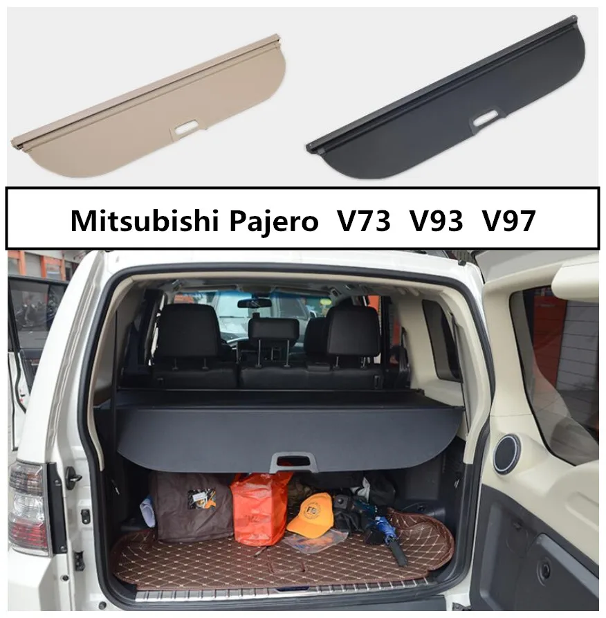 Car Rear Trunk Security Shield Cargo Cover For Mitsubishi Pajero V73 V93 V97 2005 2017 High