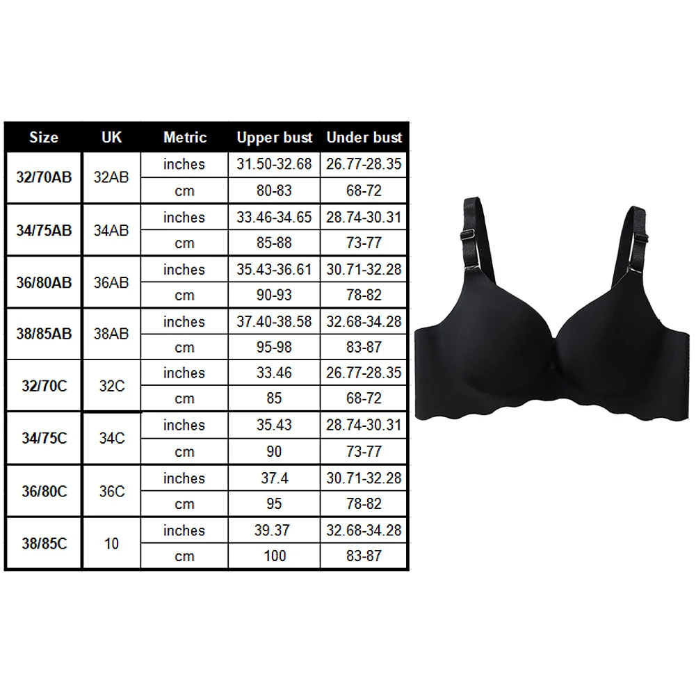 Solid Elasticity Seamless Soft No Trace Intimates Gather Women Bra One Piece Breathable Underwear Smooth No Rims