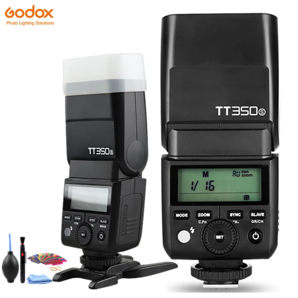 Godox Mini Speedlite TT350S камера Вспышка ttl HSS GN36+ X1T-S передатчик для sony беззеркальная DSLR камера A7 A6000 A6500 - Цвет: TT350S