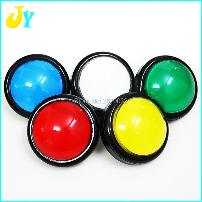 10 pcs 100mm Push Button Arcade Button Start button Led Micro Switch Momentary Illuminated 12v Power Button Switch