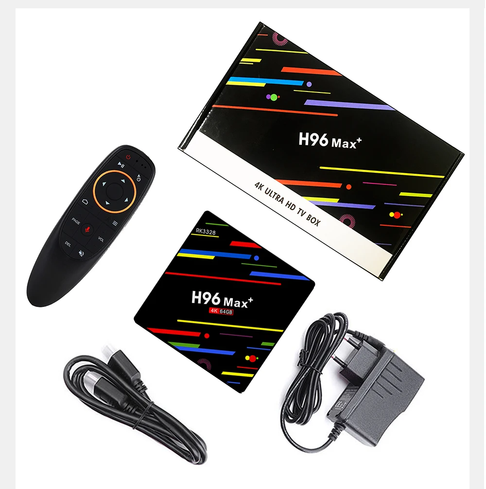 2018 новые продукты фабричная розетка H96 MAX + VOICE Android 8,1 OS 4G + 64G Android tv BOX x96 mini