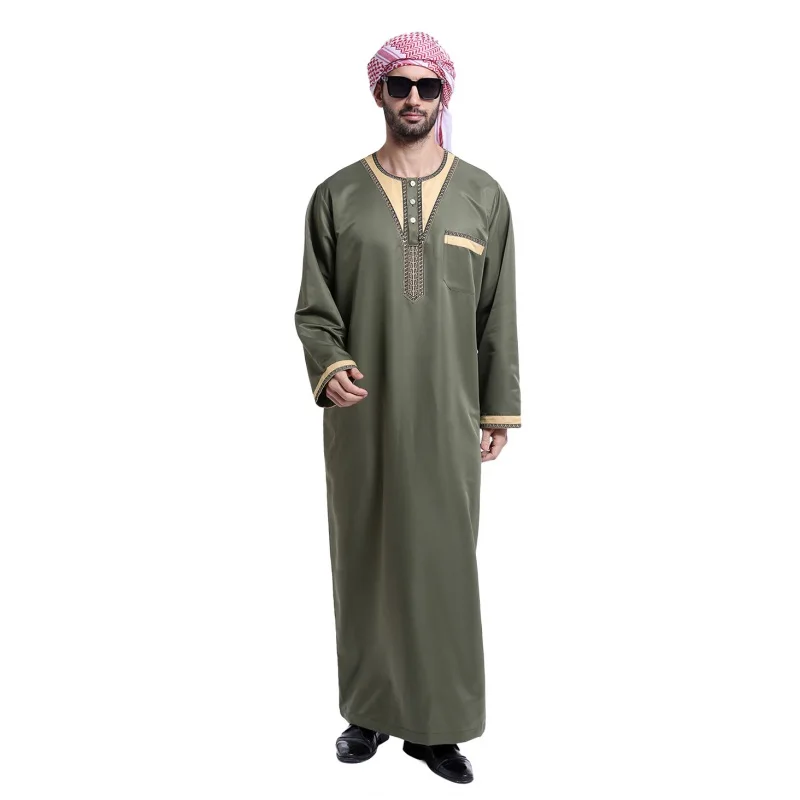 Tobe Thoub Abaya Robe модный мусульманский кафтан в арабском стиле для мужчин|thobe islamic