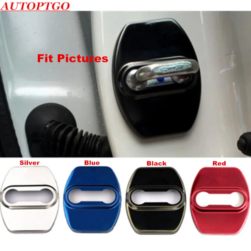 

4Pcs Car Door Lock Protective Cover For Most Of Hyundai Sonata Tucson Santa Fe Accent Elantra Kona Verna Mistra Four DoorLocks