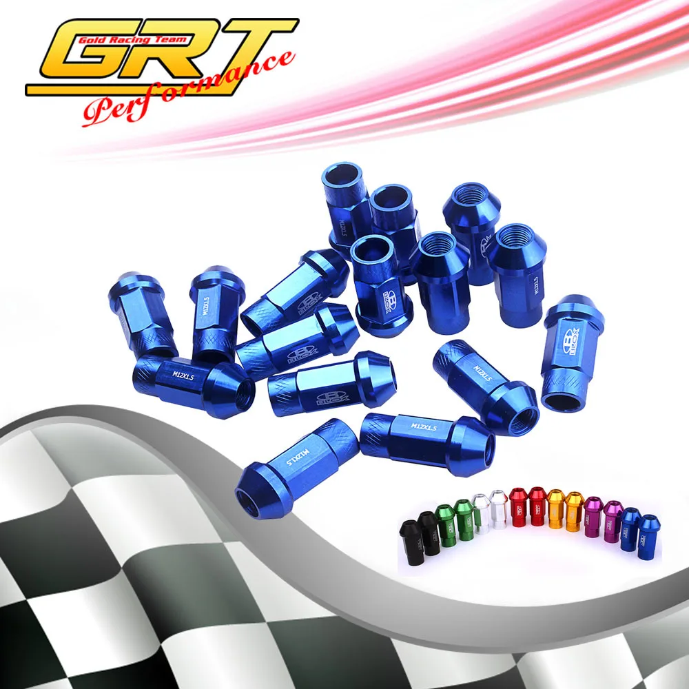 GRT - Blx lug nuts Length:50MM P:12x1.5/12x1.25 Bu...