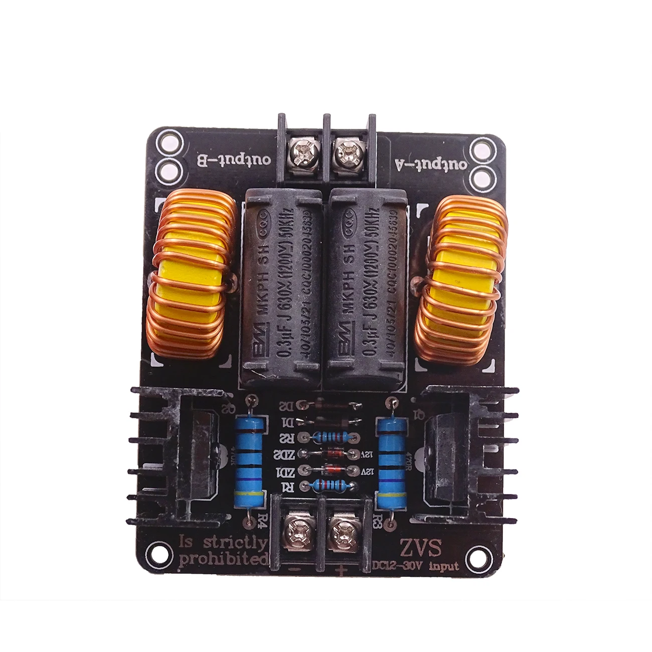 Комплект DC 12-30V ZVS плата привода Высокое напряжение дуги драйвер платы генератора для катушки Tesla мощность закончена без крана