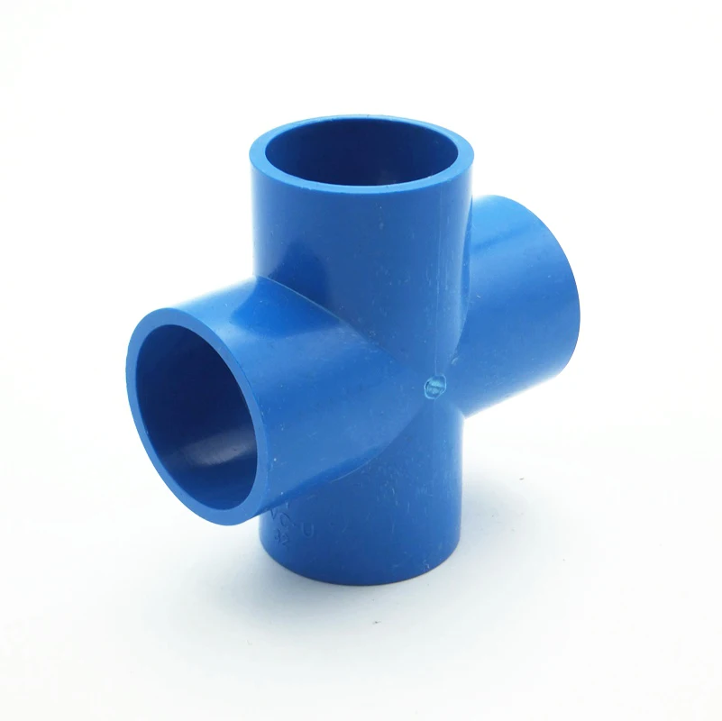 20mmIDPVC4WayCrossTubeJointPipeFittingCouplerWaterConnector