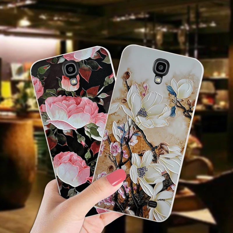 

ShuiCaoRen Luxury Silicone Case For Samsung Galaxy mega 2 G7508Q Pretty Flower TPU Phone Cover For Samsung mega 2 Cases