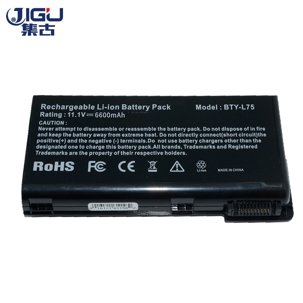 Батарея для ноутбука JIGU 957-173XXP-101 BTY-L74 BTY-L75 Msi A5000 A6000 A6200 A6203 A6205 A7200 CR630 EX460 CX705MX Series |