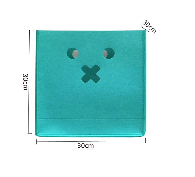 Куб складной войлочный тканевый ящик для хранения офисная корзина для хранения мелочей ящики для организации одежды детские игрушки Органайзер контейнер