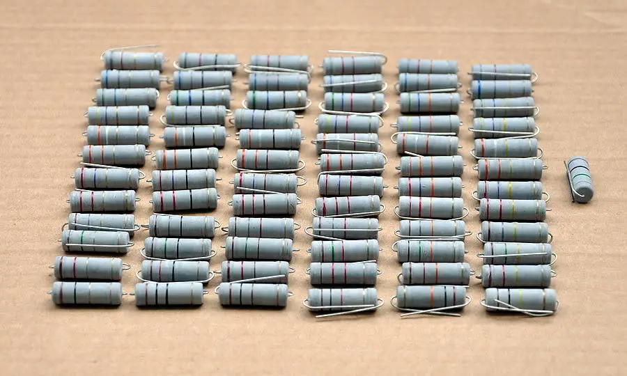Комплект резисторов из металлической оксидной пленки 5 Вт|resistor assorted kit|metal oxide film