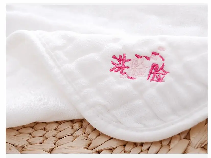 Многофункциональный Детский платок с буквами, квадратное полотенце, газовое хлопковое детское полотенце для лица, салфетка, полотенце для новорожденных, принадлежности для малышей 30*30 см