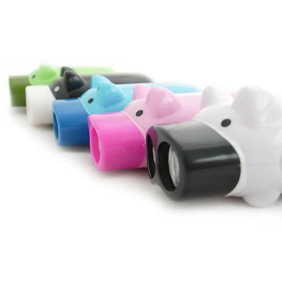 AIMINHO Hand-press 2 LED Mini Flashlight Cute Pig Generate Electricity LED Flashlight Emergency Small Torch Color Send By Random (10)