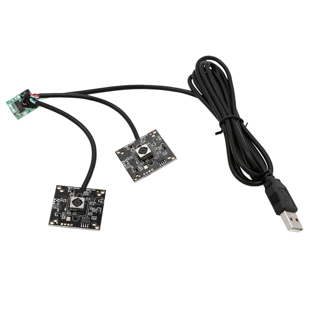

32mmx32m Auto Focus Non Fixed 5MP Stereo Webcam OV5640 Dual Lens USB Camera Module