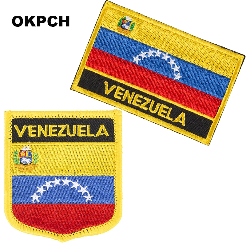 PATCH PATCHES EMBLEM IRON ON GLUE PRINT FLAG world crest vanuatu