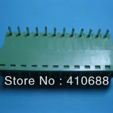 300 шт. в партии 3,5 мм 12 способ/контактный винтовой клеммный блок соединитель зеленый подключаемый тип высокое качество горячая распродажа