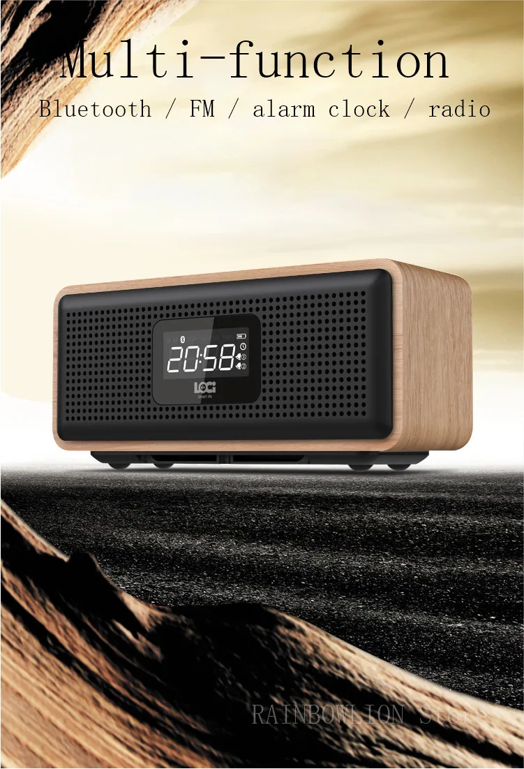 D36 Ретро Мультифункциональный мини спикер Радио FM радио/Bluetooth/TF|Портативные