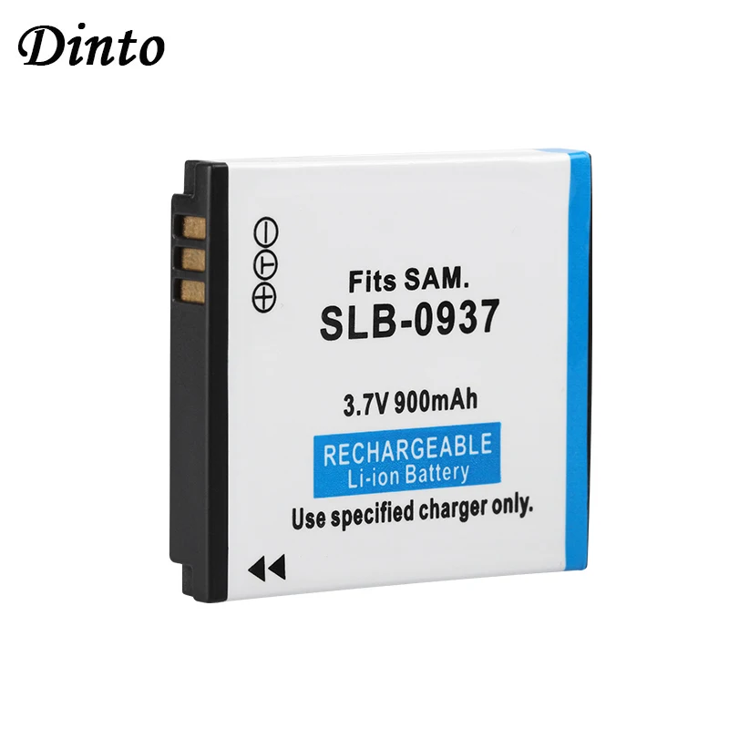 

Dinto 1pc 900mAh SLB-0937 SLB0937 SLB 0937 Rechargeable Digital Camera Battery Pack for Samsung CL5 i8 PL10 L730 L830 NV4