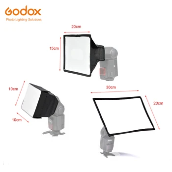 

Godox Mini Universal Softbox SB1010 SB1520 SB2030 10*10cm 15*20cm 20*30cm for Camera Flash Speedlite for Canon Nikon Yongnuo