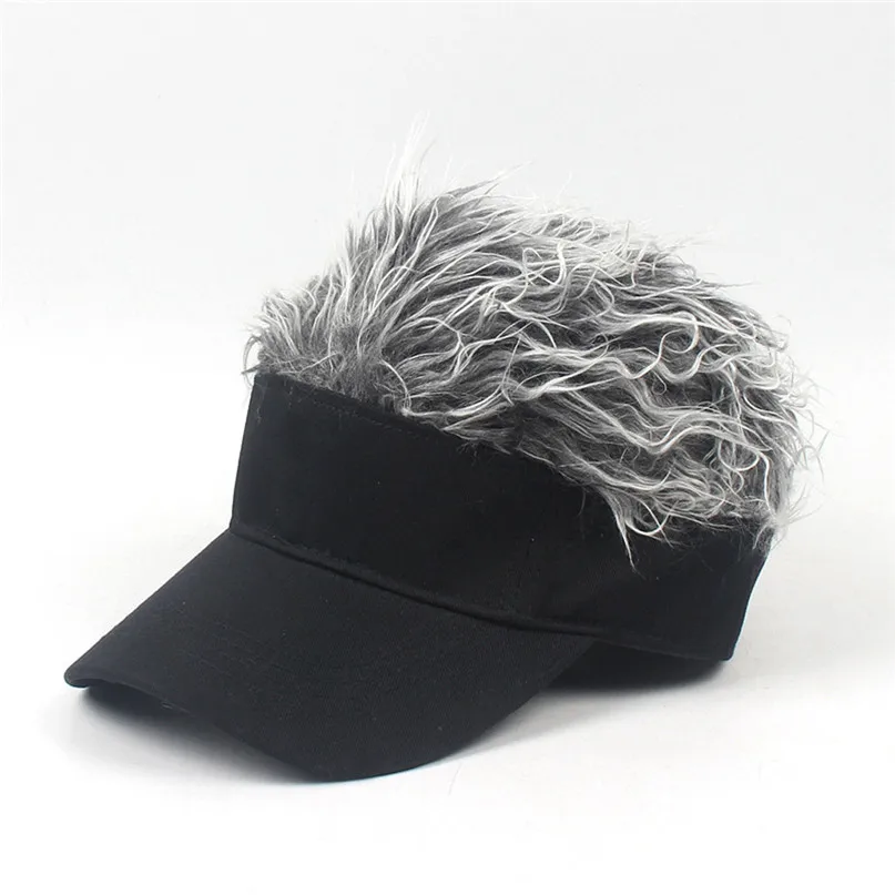 Wig Tennis Cap Parent-child Hat Street Trend Cap Outdoor Shade Wig baseball cap parent-child hat street trend cap #2f20 (7)