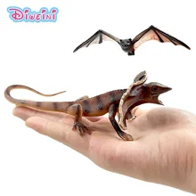 Small kawaii Simulation forest Frilled Lizard Bat figurines animal model figures home decoration accessories action statue toys Small kawaii Simulation forest Frilled Lizard Bat figurines animal model figures home decoration accessories action statue toys