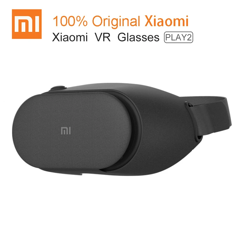 Xiaomi VR Play 2, виртуальная реальность, 3D очки, гарнитура, Xiaomi Mi VR Play2, с кинотеатром, игровой контроллер для телефона 4,7-5,7