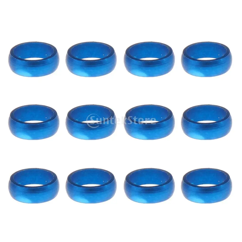 12 Pieces Dart Sharft Protect Flights O Rings Spare Gripper Ring - 3 colors