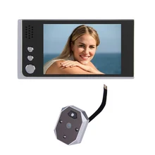Peephole Camera Video Eye 2017 New 3.5inch LCD IR Night Vision 0.5 Megapixels Camera Take+View Photos Door Bell Video Peephole