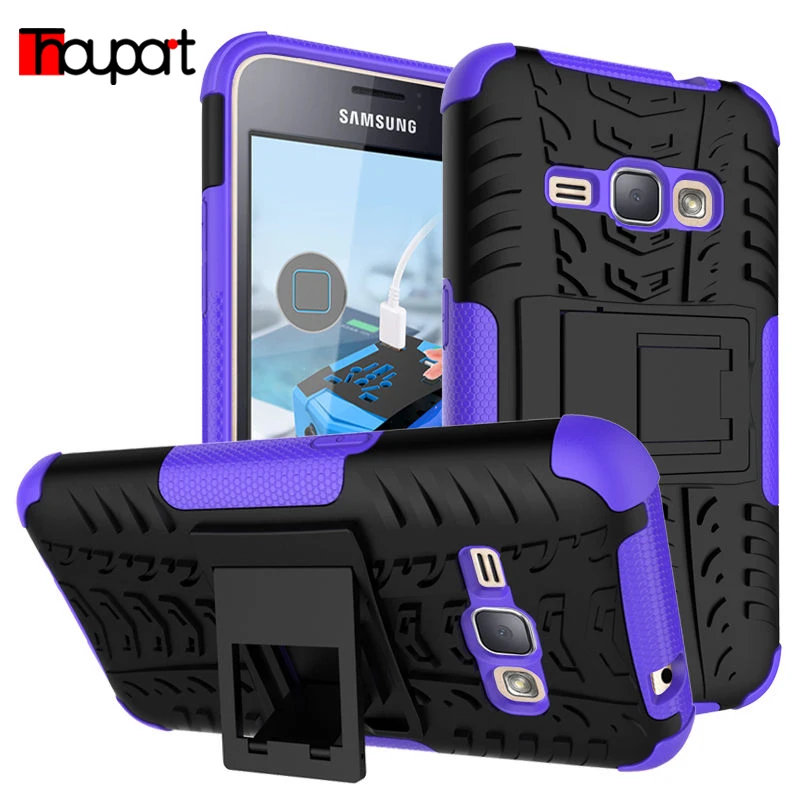 

Thouport For Samsung Galaxy J1 2016 Case Bags Silicone + PC Phone Cover Hybrid ShockProof Case For Samsung J1 (6) SM- J120 F