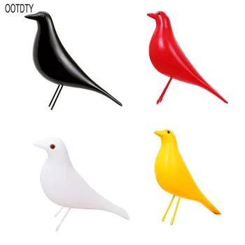 

OOTDTY Europe Resin Bird Figurine Peace Dove Statue Home Office Mascot Furnishings Decoration Crafts Christmas Wedding Gift