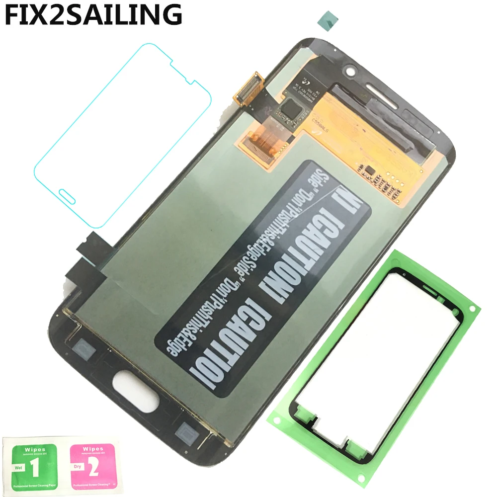 

LCD Display AMOLED 100% Tested Working LCD Touch Screen Digitizer Assembly For Samsung Galaxy S6 Edge G925F G925A G925P