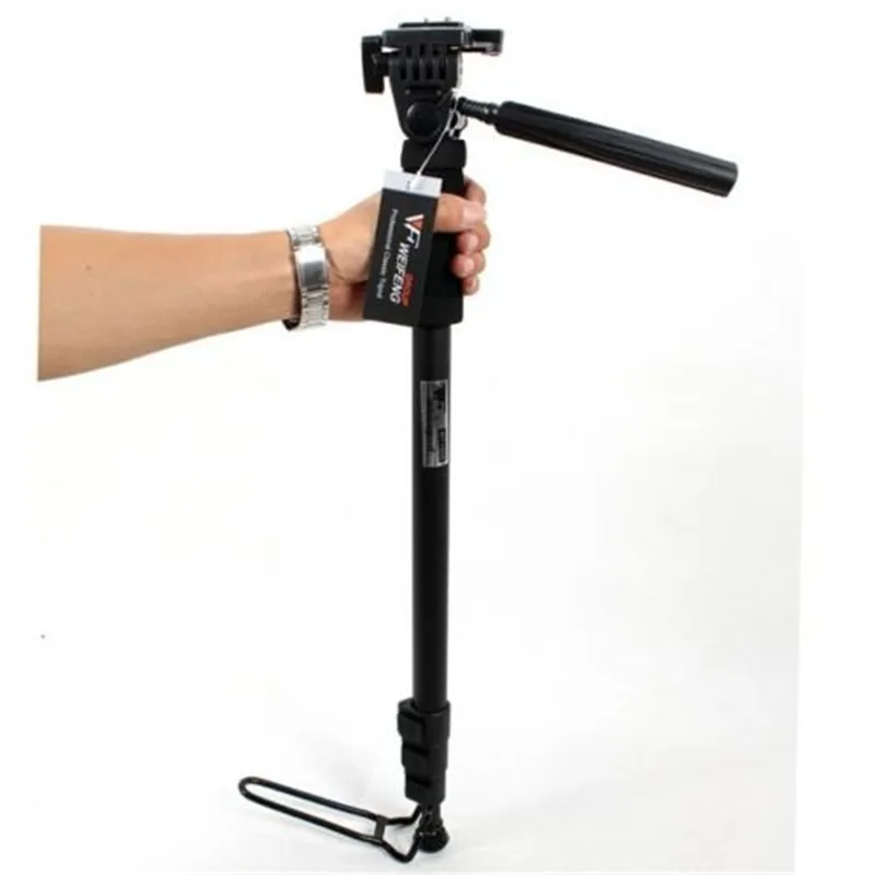 Weifeng WT1005 179cm Monopod Light Weight Tripod with 3 way head For