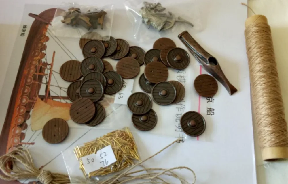 Классическая деревянная лодка парусник семейный корабль 1/50 корабли викингов